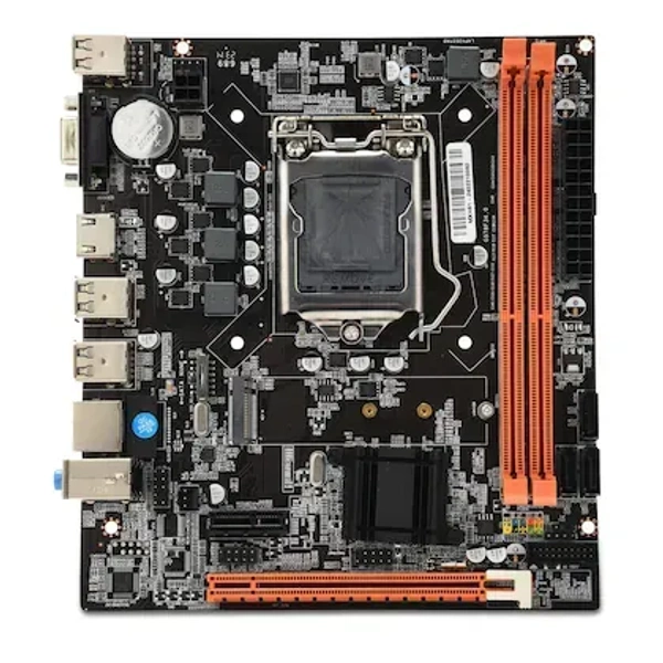 Intel Chipset H61 NVME Motherboard| Dual Channel DDR3 Max Memory Upto 16GB (8 GB x 2) RAM | CPU Supports LGA1155 Socket i3/i5/i7 series CPU - CONSISTENT