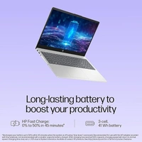 HP Laptop 15s-fd0624TU -13th Gen Intel Core i3, 8GB, 512GB SSD, Windows 11+MSO With Bag - Silver, Intel Core i3, 13th