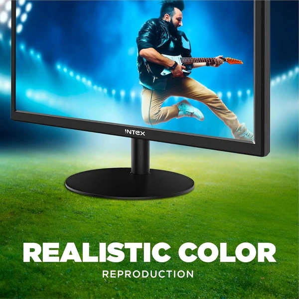 INTEX Intex HD LED 19 inch Backlit Panel Monitor (IT-1902) with 5ms Response Time, 60 Hz Refresh Rate, Anti-Glare Screen - 19 inch