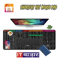 ITB Mouse Pad Gaming with Windows & Office Excel Shortcuts Key