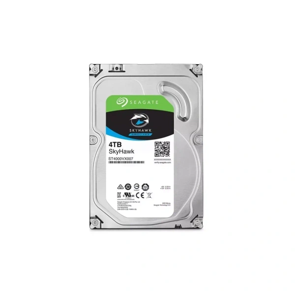 SEAGATE SATA Surveillance HARD DISK - 4TB, SKYHAWK