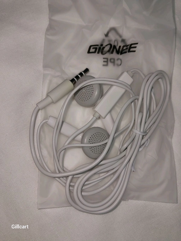 Gionee Earphone White Color - White
