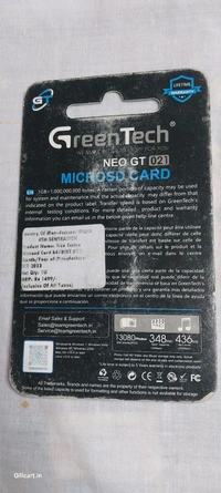Greentech 64 GB sd Card
