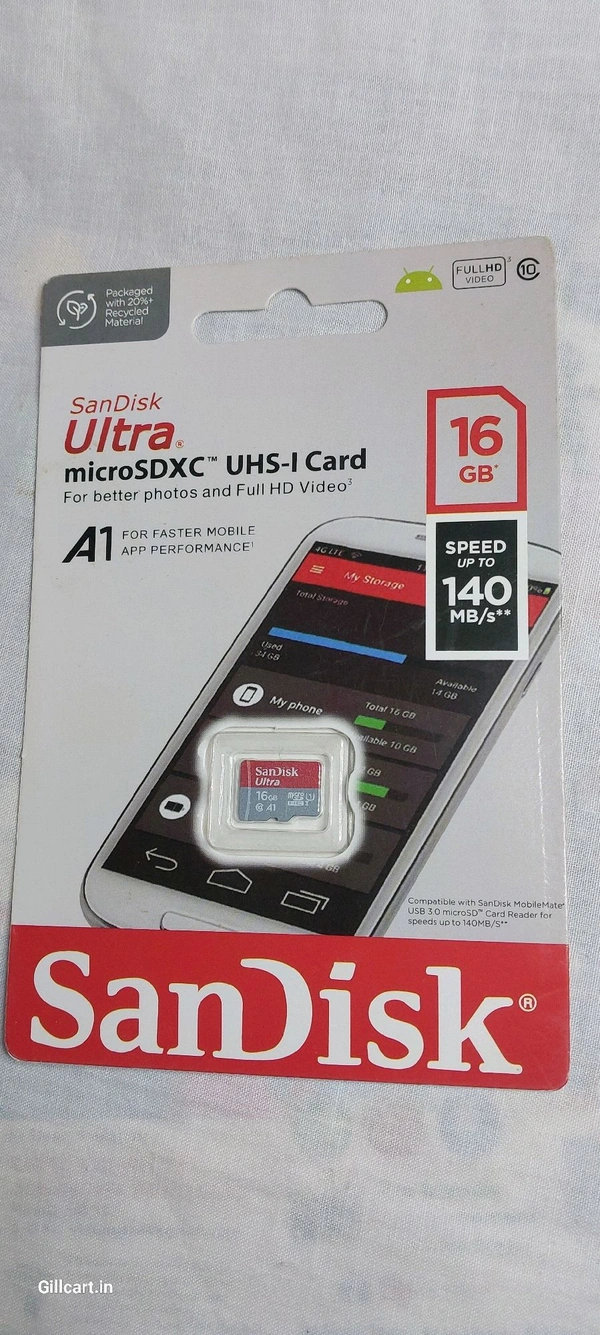 Sandisk Ultra 16GB sd card