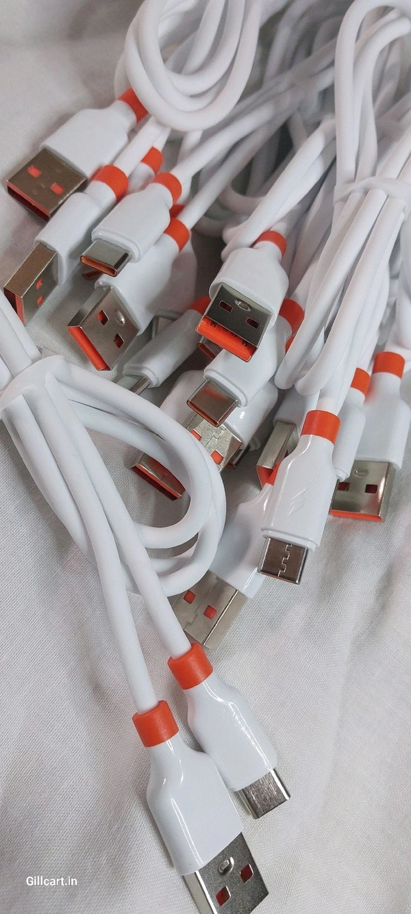 Type C Silicon Cable USB to C cable 1 meter