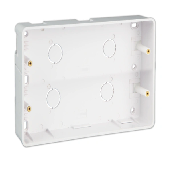 Anchor Roma 12 Module Polycarbonate Surface Box, White - 12M, White, NA