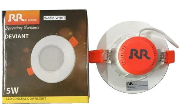 RR DEVIANT CONCEAL DOWN LIGHT 5W RED - 90*62, RED, 1 YEAR