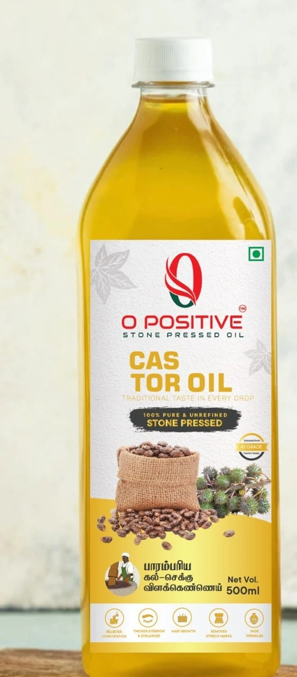 STONE PRESSED - CASTOR OIL - 1L,1/2L,1/4L