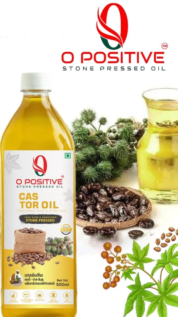 STONE PRESSED - CASTOR OIL - 1L,1/2L,1/4L