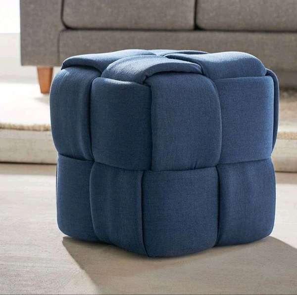  Knitted pouf, ottoman ,Foot Stool