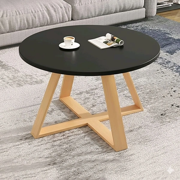 Nordic round coffee table - Black