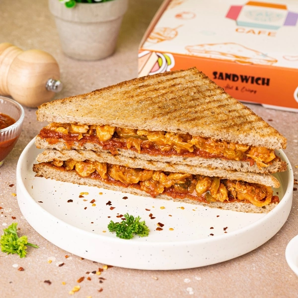 Kadhai Chicken Sandwich - Full