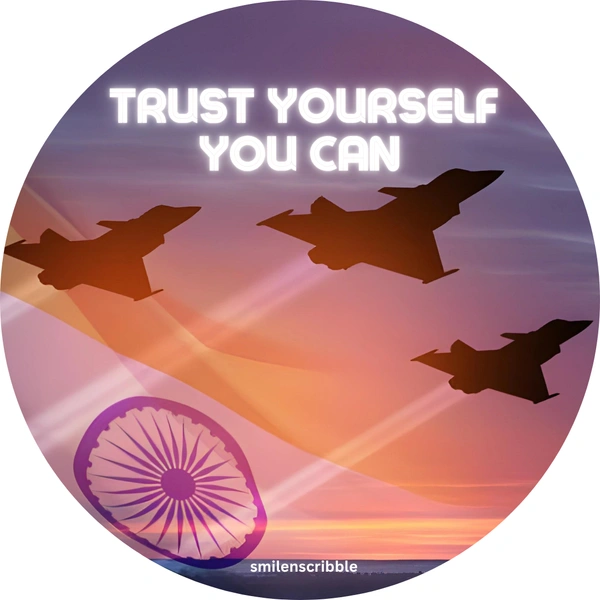 Pin cum Magnet - TRUST YOURSLEF, YOU CAN