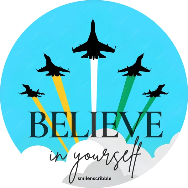 Pin cum Magnet - BELIEVE IN YOURSELF