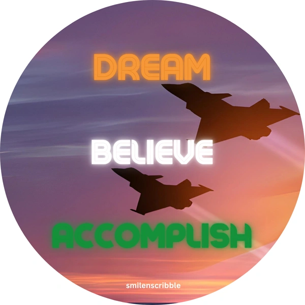 Pin cum Magnet - DREAM ...BELIEVE...ACCOMPLISH