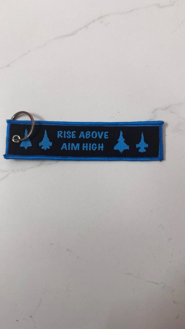 Indian Air Force CLOTH KEYCHAIN - Dark Blue