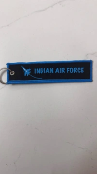 Indian Air Force CLOTH KEYCHAIN - Dark Blue