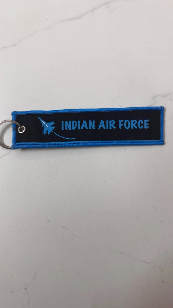 Indian Air Force CLOTH KEYCHAIN - Dark Blue