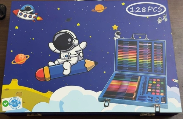 128 pieces colour kit art box
