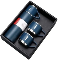 VACUUM FLASK WITH THREE CUPS - Calypso