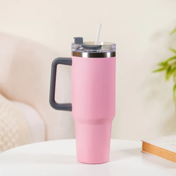 1200 Ml Sipper Stainless Steel - Hot Pink