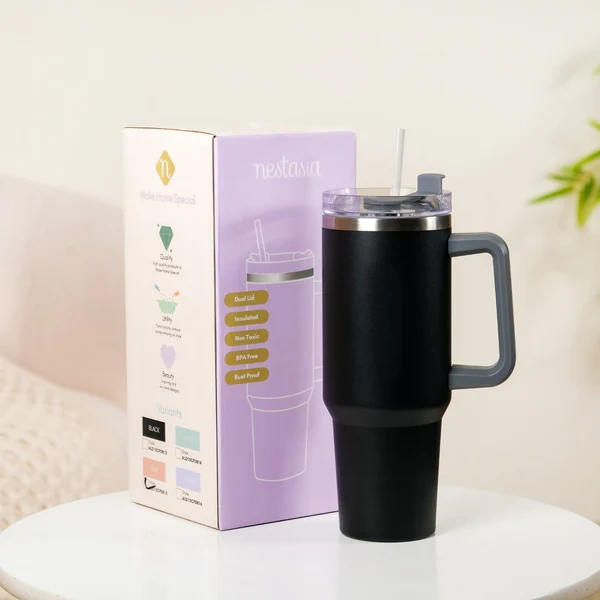 1200 Ml Sipper Stainless Steel - Black