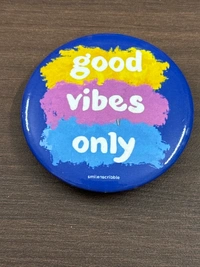 Pin cum Magnet - GOOD VIBES