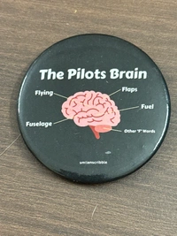 Pin cum Magnet - THE PILOT'S BRAIN