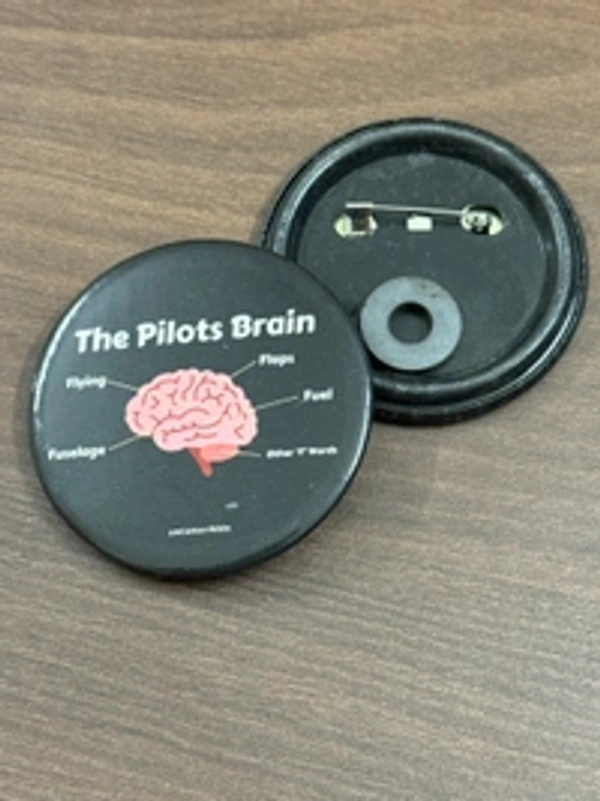 Pin cum Magnet - THE PILOT'S BRAIN