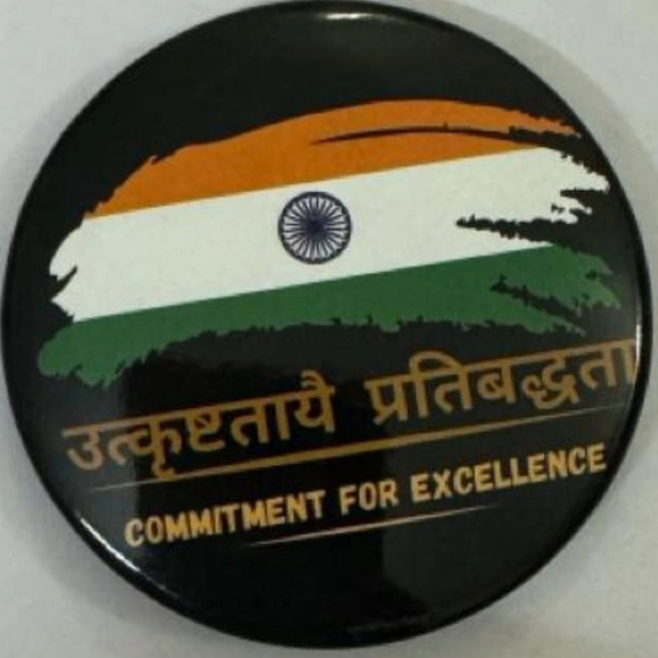 Pin cum Magnet - COMMITMENT FOR EXCELLENCE