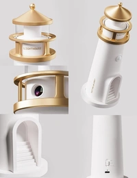 Lighthouse Lamp Galaxy Moon Projector