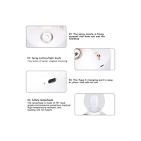 Vintage Lamp Night Light Nano Mist Sprayer