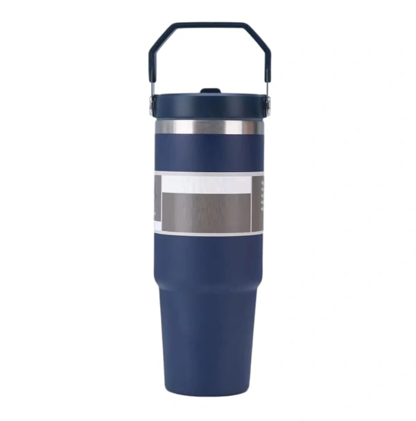 900 ML insulated Stainless Steel tumbler with handle and straw - Rhino