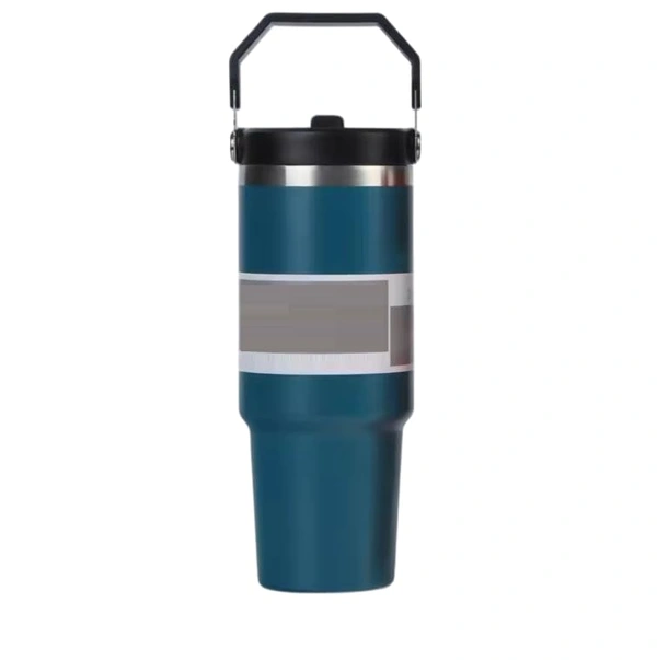 900 ML insulated Stainless Steel tumbler with handle and straw - Casal
