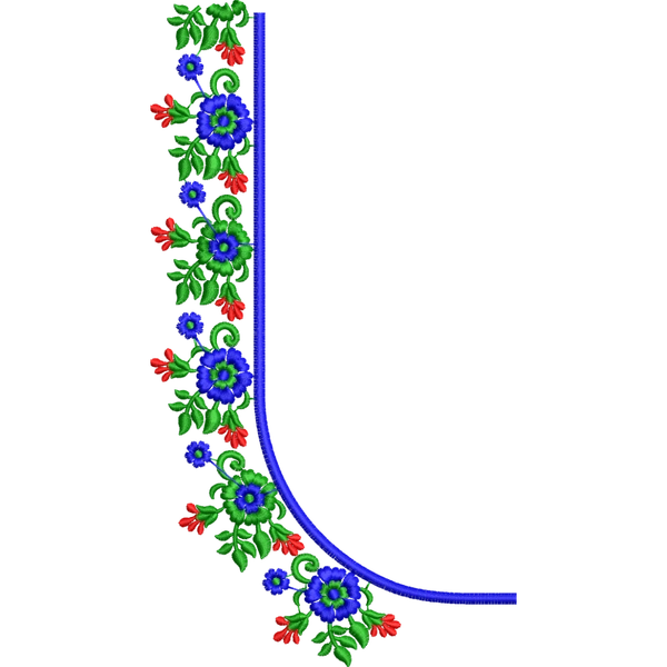 Blouse Design No :266053 - Full Sleeve, U Shape