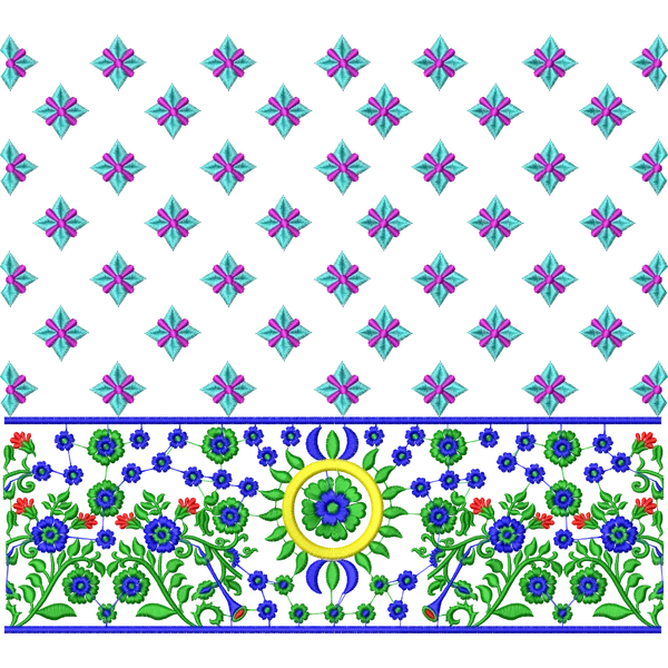 Blouse Design No :266053 - Full Sleeve, U Shape