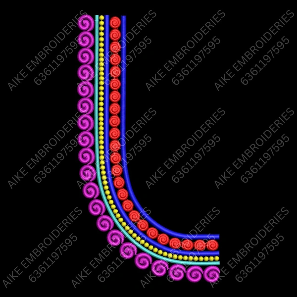 Blouse Design No : MSM-020 - Simple Border, Square Shape