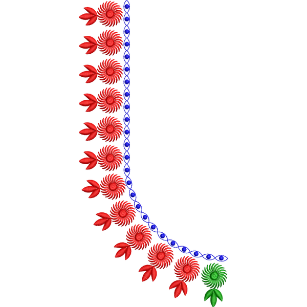 Blouse Design No :305768 - Full Sleeve, U Shape