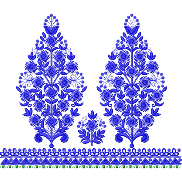 Blouse Design No :305768 - Full Sleeve, U Shape