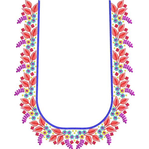 Blouse Design No :338817 - Full Sleeve, U Shape