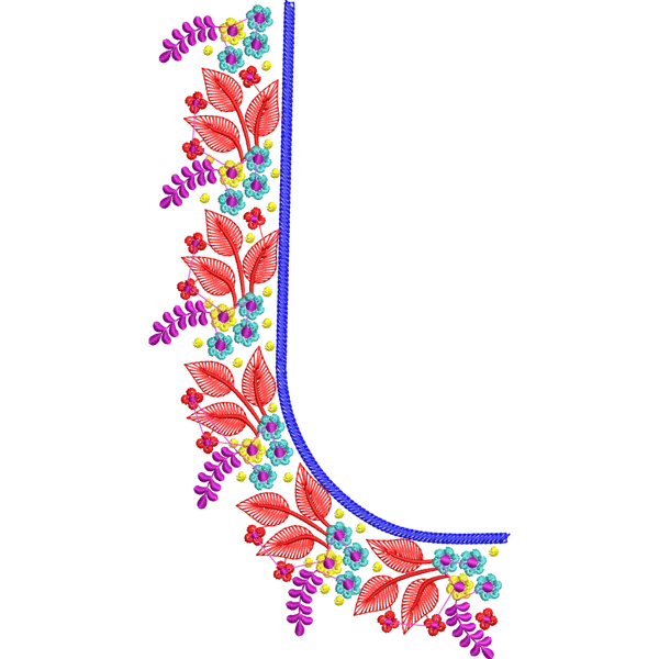 Blouse Design No :338817 - Full Sleeve, U Shape