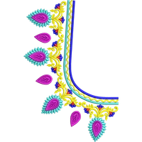 Blouse Design No :MSM - 903 - U Shape, Simple Border