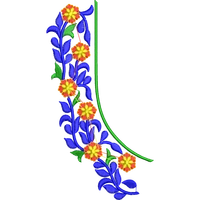 Blouse Design No : AE-012 - Butta, U Shape