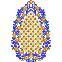 Blouse Design No : AE-012 - Butta, U Shape