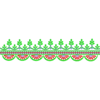 Blouse Design No : BH293 - Simple Border, U Shape