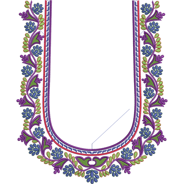 Blouse Design No : BH297 , Flower Bunch, Bridal Design