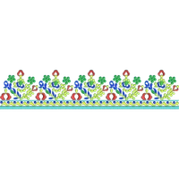 Blouse Design No :359474 - Simple Border, U Shape