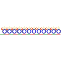 Blouse Design No : D1483 - Simple Border, U Shape