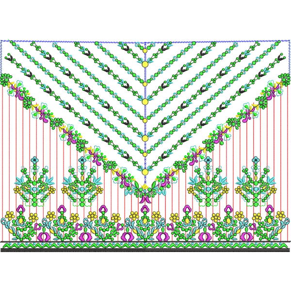 Blouse Design No :359474/2 - Full Sleeve, U Shape