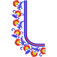 Blouse Design No : AE-007 - Full Sleeve, U Shape